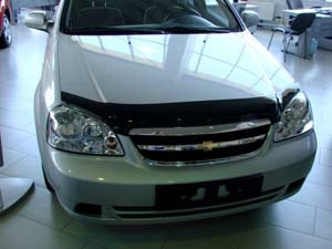 Дефлектор капота темный CHEVROLET LACETTI 2004-2013 Sedan, Wagon / Шевроле Лачетти
