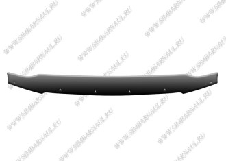 Дефлектор капота темный CHEVROLET TAHOE 2007-2014, NLD.SCHTAH0712 / Шевроле Тахо