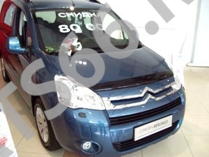 Дефлектор капота темный CITROEN Berlingo/Peugeot Partner 2008- / Ситроен Берлинго