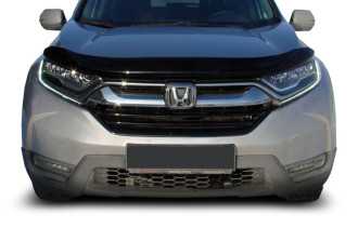 Дефлектор капота Honda CR-V, 16-, темный / Хонда ЦРВ