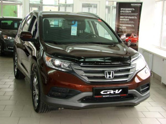 Дефлектор капота темный HONDA C-RV 2012-2017 / Хонда ЦРВ