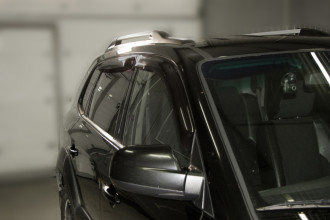 Дефлекторы боковых окон Hyundai Tucson, 2005-2009, 4ч. темный / Хендай Туксон