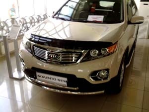 Дефлектор капота темный KIA SORENTO 2009-, NLD.SKISOR0912 / Киа Соренто