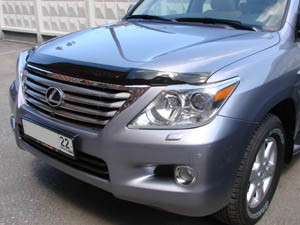 Дефлектор капота темный LEXUS LX570 2007-2015, NLD.SLLX5700712 / Лексус ЛХ