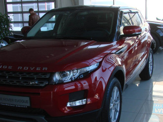 Дефлекторы боковых окон Land Rover Range Rover Evoque, 2011-2018, 5дв. 4ч., темный / Ленд Ровер Рендж Ровер Эвок