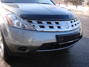 Дефлектор капота темный NISSAN MURANO 2004-2008, / Ниссан Мурано