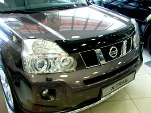 Дефлектор капота темный NISSAN X-TRAIL 2007-2014 / Ниссан Х Трейл