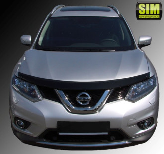 Дефлектор капота темный NISSAN X-trail 2015- / Ниссан Х Трейл