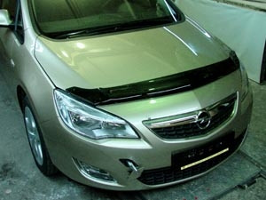 Дефлектор капота длинный OPEL ASTRA J 2010-, NLD.SOPASTH1012 / Опель Астра