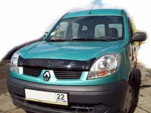 Дефлектор капота темный RENAULT KANGOO 2006-2007 / Рено Канго