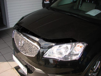 Дефлектор капота темный SSANGYONG ACTYON 2010-2013, NLD.SSSACT1012 / Саньенг Актион