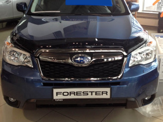 Дефлектор капота темный Subaru Forester 2013-2018, NLD.SSUFOR1312 / Субару Форестер