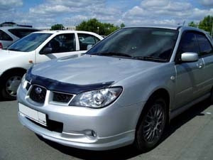 Дефлектор капота темный SUBARU IMPREZA 2006-2008 / Субару Импреза