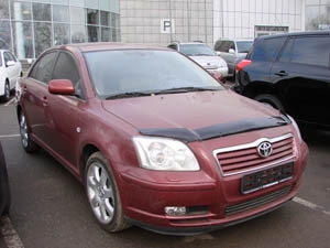 Дефлектор капота темный TOYOTA AVENSIS 2003-2008, NLD.STOAVE0312 / Тойота Авенсис