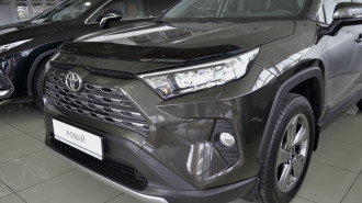 Дефлектор капота темный Toyota RAV4 18- / Тойота Рав 4