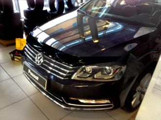 Дефлектор капота VW PASSAT 2011-2015 Sedan / Фольксваген Пассат