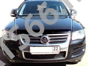 Дефлектор капота темный VW TOUAREG 2003-2010, NLD.SVOTOU0312 / Фольксваген Туарег