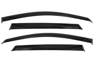 Дефлекторы окон Vinguru NISSAN Qashqai 2006-2010, 2010-2013 /накладные/скотч/к-т 4 шт./литьевой поликарбонат / Ниссан Кашкай