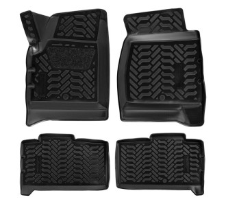 Ковры для UAZ Patriot (с окт.14-), 4 шт., выс. борт, 3D с подпятником, ТЭП, черн. ACM-PS-11 AIRLINE