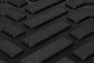 Ковры для ГАЗон Next (14-), 3 шт., выс. борт, 3D с подпятником, 1й ряд, ТЭП, черн. ACM-PS-19 AIRLINE