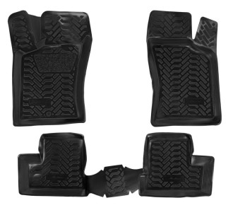 Ковры для Daewoo Nexia (95-08-), 4 шт., выс. борт, 3D с подпятником, ТЭП, черн. ACM-PS-23 AIRLINE