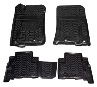 Ковры для Toyota Prado (09-), 4 шт., выс. борт, 3D с подпятником, ТЭП, черн. ACM-PS-80 AIRLINE