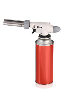 Горелка газовая на цанговый баллон, пьезоподжиг, анти-вспышка, ручка, 21,5*12,5*5,5 см AGT-04 AIRLINE