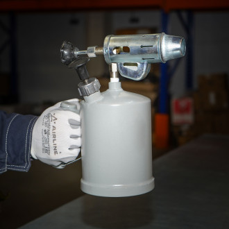 Лампа паяльная (горелка) бензиновая, 1,5L, серая AGT-06 AIRLINE