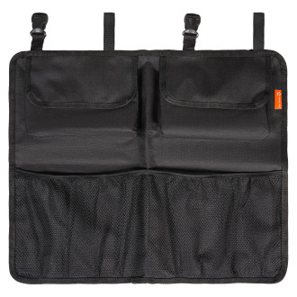 Органайзер на спинку заднего сиденья, 2/3, цельный, с карманами, цвет черный ADOS001 AIRLINE