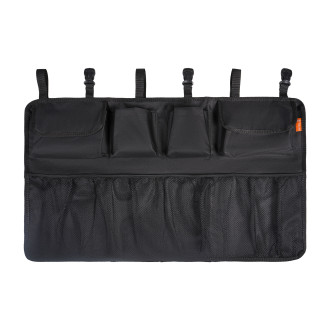 Органайзер на спинку заднего сиденья, 1/1, цельный с карманами, цвет черный ADOS002 AIRLINE