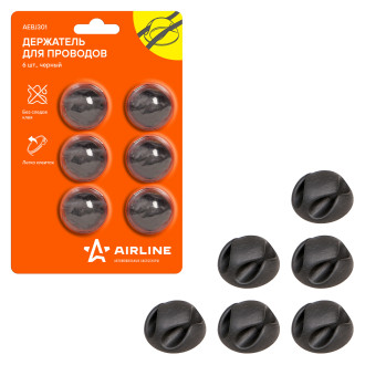 Держатель для 2 проводов (6шт. в комплекте) AEBJ301 AIRLINE