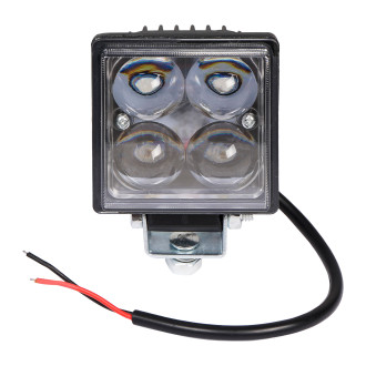 Фара светодиодная квадратная 4LED, направленный свет, 12Вт, 76х76х46мм, 12/24В ALED001 AIRLINE