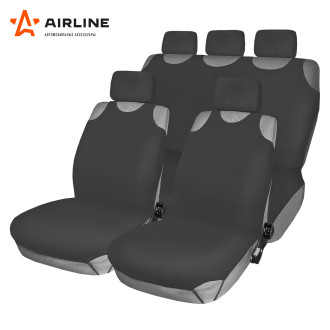 Чехлы-майки F2k компл.передние/задние, цвет серый, полиэстер ASC-F2k AIRLINE