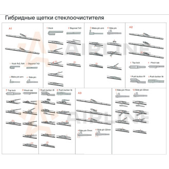 Щетка стеклоочистителя 500 мм (20