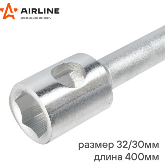 Ключ баллонный торцевой кованый 32*30*400мм с воротком ATAB013 AIRLINE