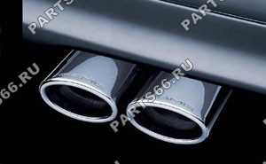AMG silencer; AMG twin tailpipe (oval)