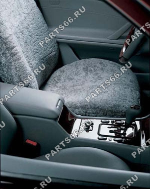 Head restraint cover, front or centre rear, single, Sheepskin covers