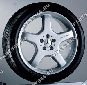 AMG spoke wheel, Style III (C); single-piece, 9.5J x 18 ET 33, tyre size 285/35