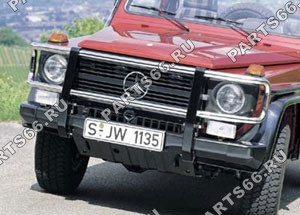 Protective headlamp grille, Brush guards