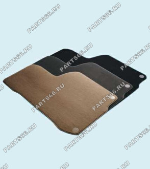 Textile floor mats, rear (2nd seat row), pure beige