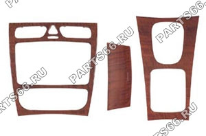 Convex hardwood trim panel, lower, Trim, fine wood trim
