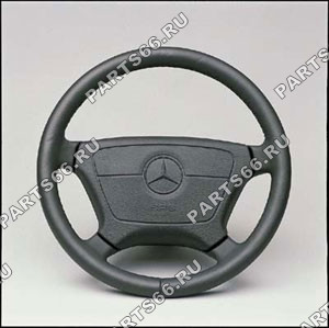 Leather steering wheel in W 140 design, diameter 390 mm, Steering wheels (wood/leather)