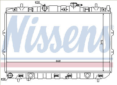 CERATO РАДИАТОР ОХЛАЖДЕН MT (NISSENS) (см.каталог)