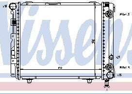 W124 РАДИАТОР ОХЛАЖДЕН (NISSENS) (NRF) (GERI) (см.каталог)
