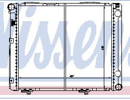 W201 РАДИАТОР ОХЛАЖДЕН (NISSENS) (NRF) (см.каталог)
