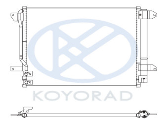 JETTA КОНДЕНСАТОР КОНДИЦ (KOYO)