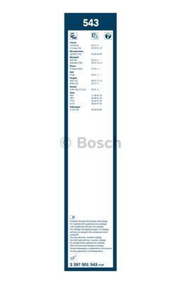 Комплект стеклоочистителей Bosch Twin 543