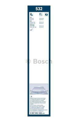 Комплект стеклоочистителей Bosch Twin 532