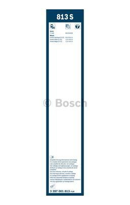 Комплект стеклоочистителей Bosch Twin Spoiler 813S
