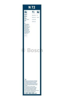 Щетка стеклоочистителя Bosch Twin N72